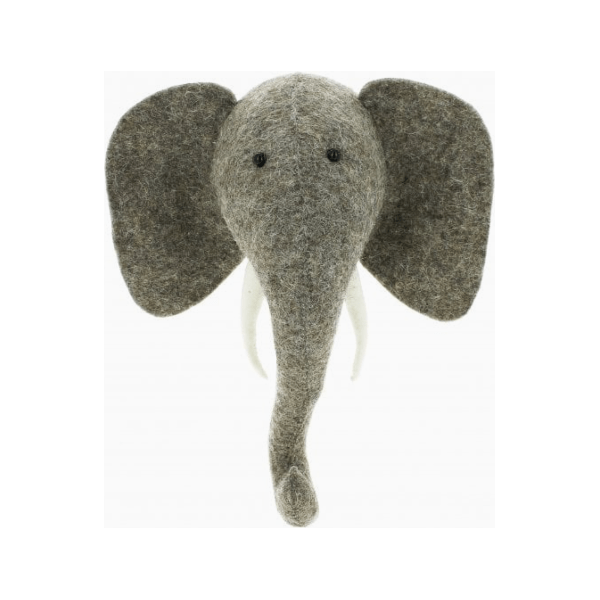 Fiona Walker Mini Elephant Head Nursery Decor Fiona Walker