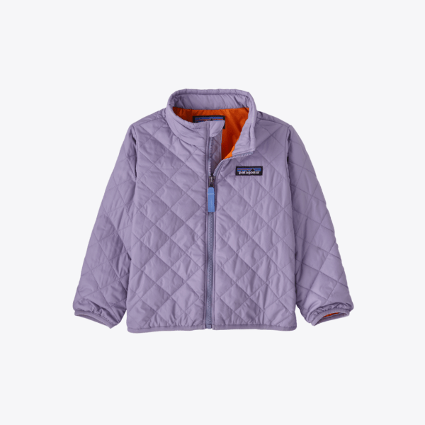 Spring 2025 Patagonia Baby Nano Puff Jacket Baby Jacket Patagonia Concrete Purple 6 Months