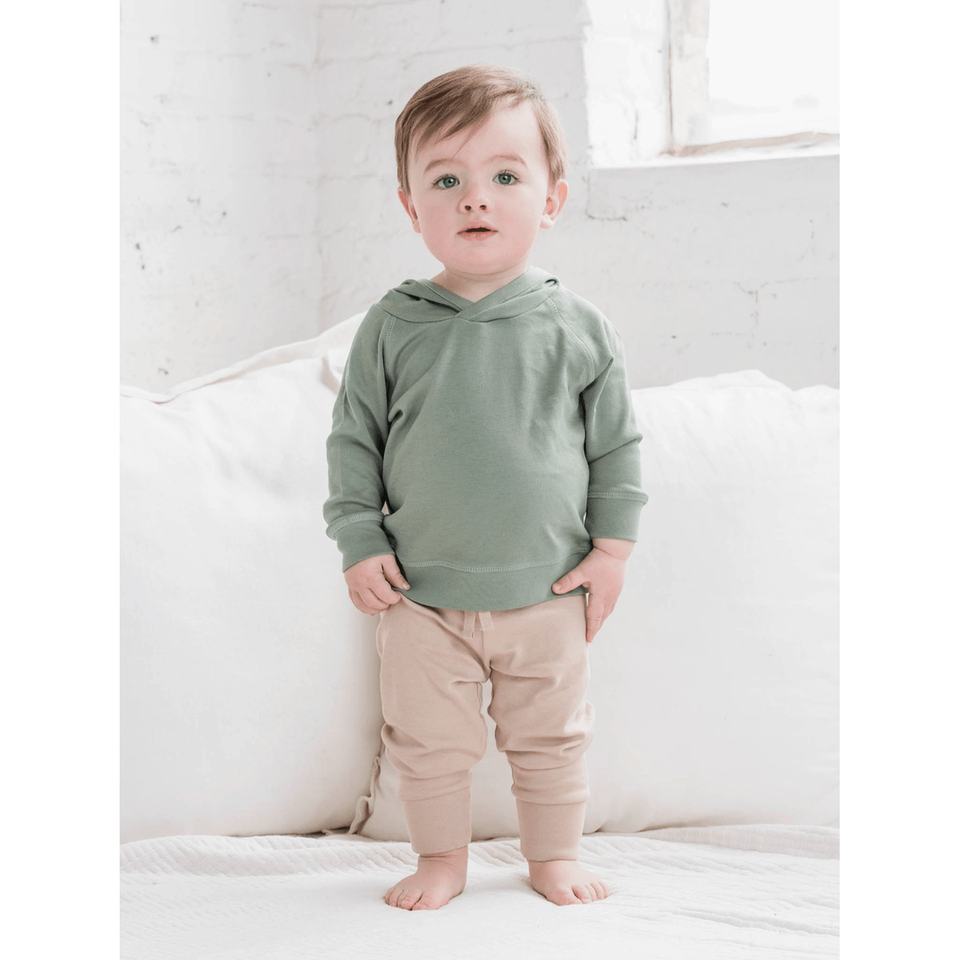 Colored Organics Madison Hooded Pullover- Thyme Sweatshirt Colored Organics   