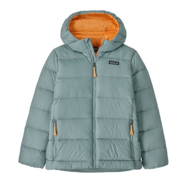 Fall 2024 Patagonia Kid's Hi-Loft Down Sweater Hoody Kid's Jacket Patagonia Thermal Blue X Small 