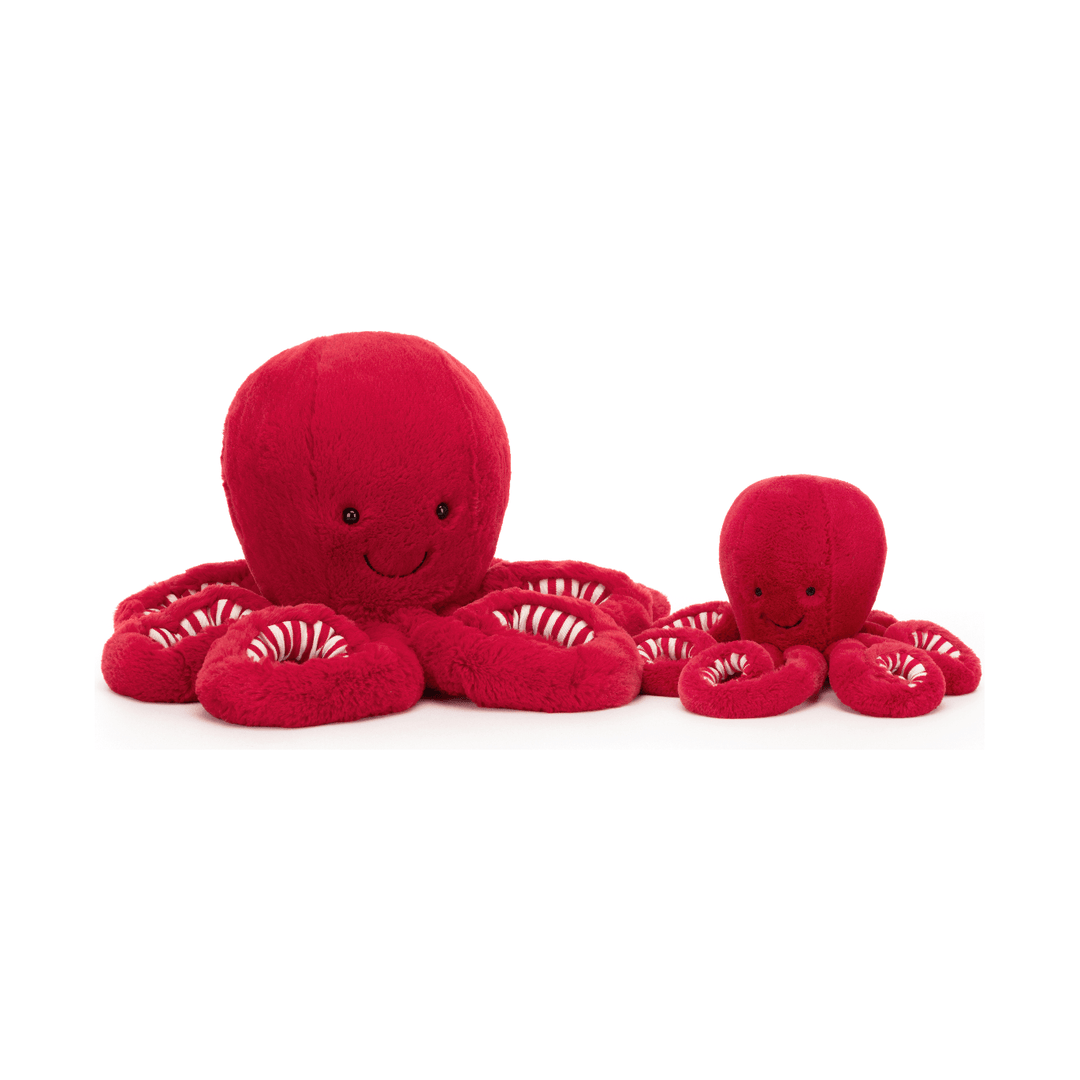 Jellycat Cranberry Octopus- Little Holiday Jellycat   