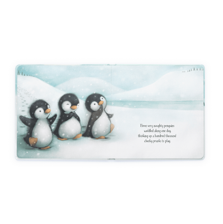 Jellycat The Naughty Penguins Book Holiday Jellycat   