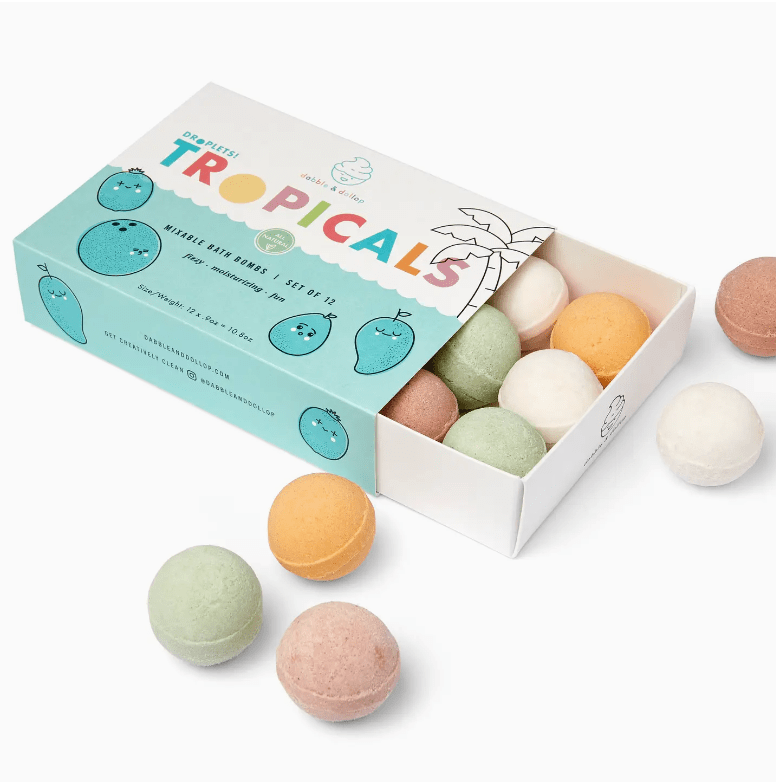 Dabble & Dollop Natural Bath Bombs Tropical Natural Toiletries Dabble & Dollop   