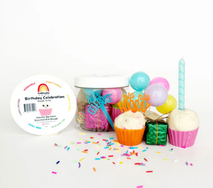 Earth Grown KidDough Dough-To-Go- Birthday Celebration Clay/Dough EGKD   