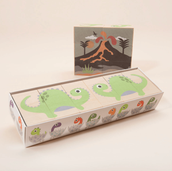 Uncle Goose Environments Blocks- Dinosaur Wooden Toys Uncle Goose   