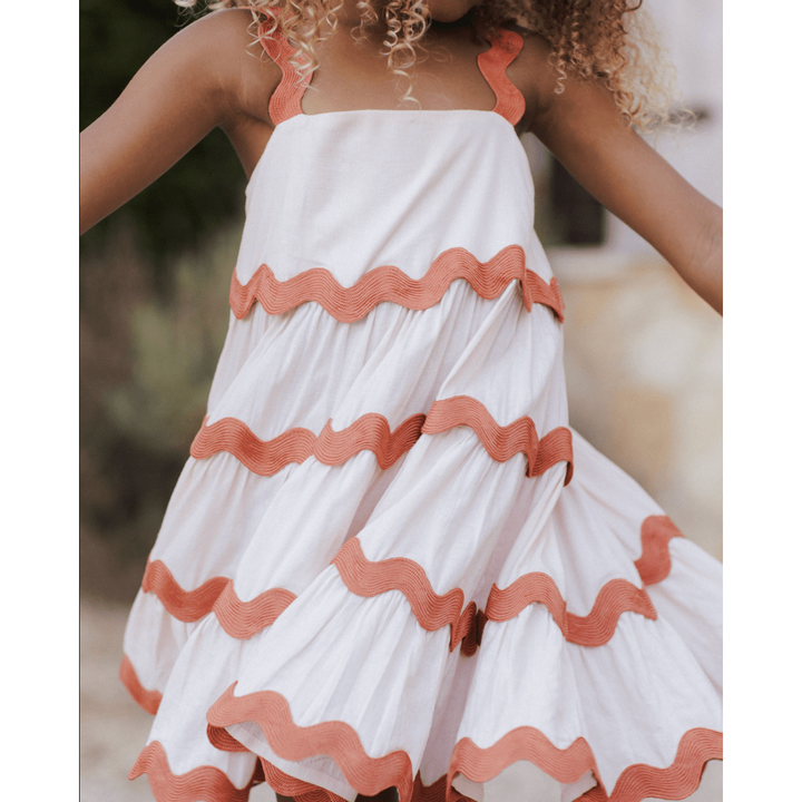 Rylee + Cru Ric Rac Dress- Shell Dresses Rylee + Cru