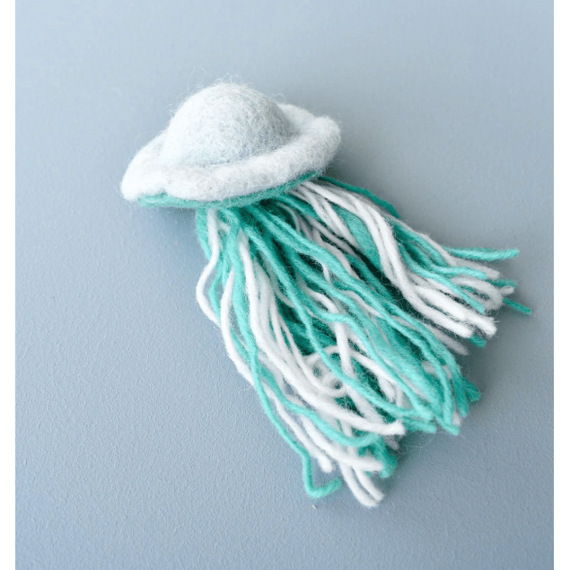 Tara Treasures Felt Jellyfish Toy Felt Toy Tara Treasures