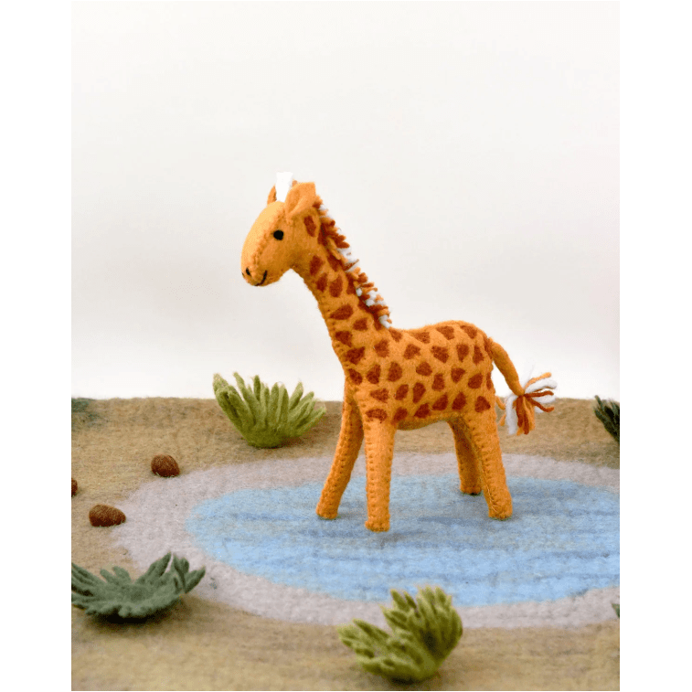 Tara Treasures Felt Safari Giraffe Toy Felt Toy Tara Treasures