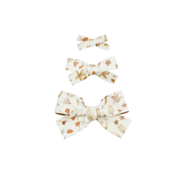 Lou Lou & Company Leather Bow Clip- Single Large Hair clip Lou Lou & Company Terrace  