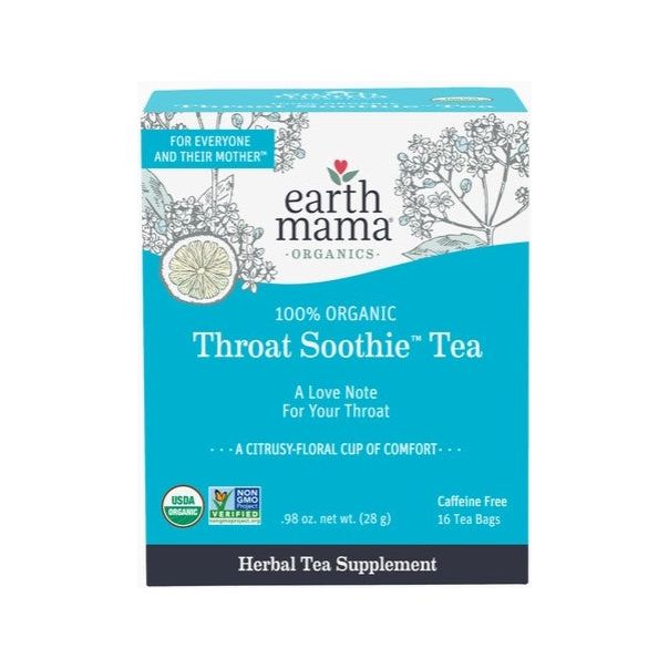 Earth Mama Organics Throat Soothie Tea Supplements & Remedies Earth Mama Organics   