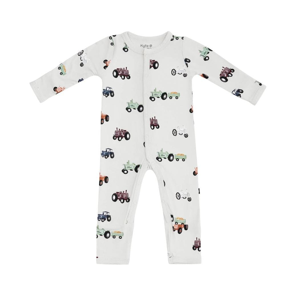 Kyte Baby Zippered Romper 3-6M Romper Kyte Baby 3-6M Tractor 