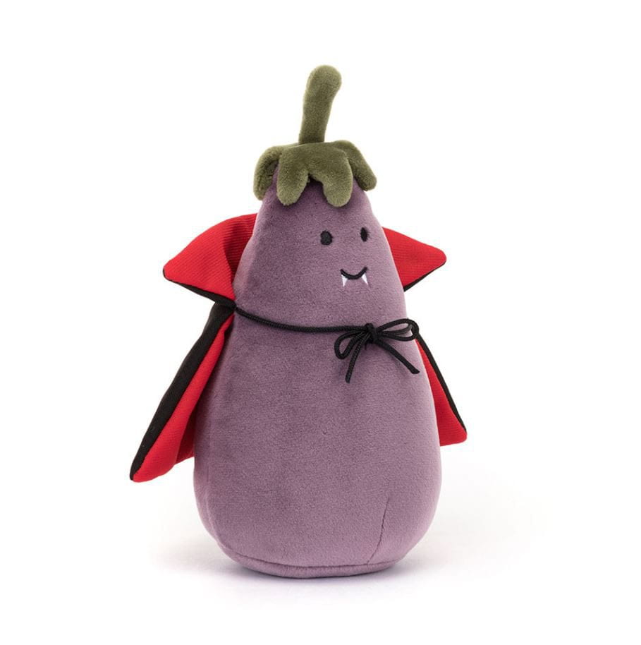 Jellycat Vivacious Eggplant Vampire Amuseable Jellycat   