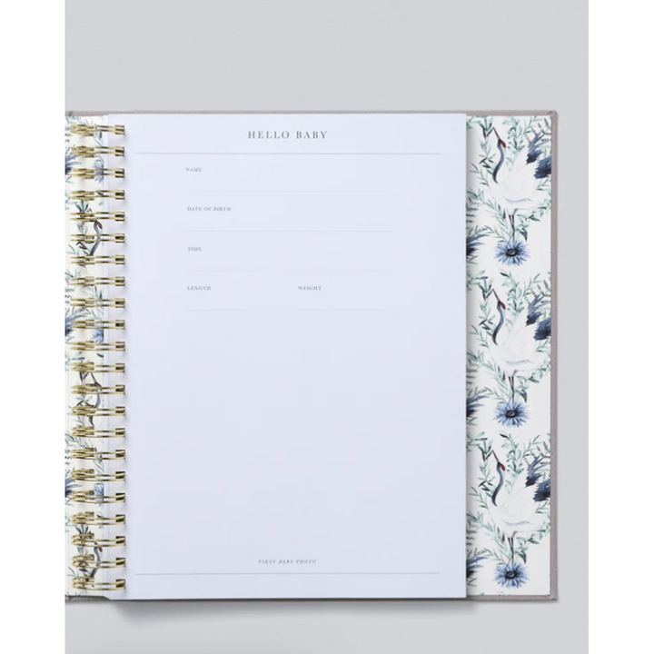 Write To Me - Baby. Your First Five Years- Light Grey Baby Book Write to Me   