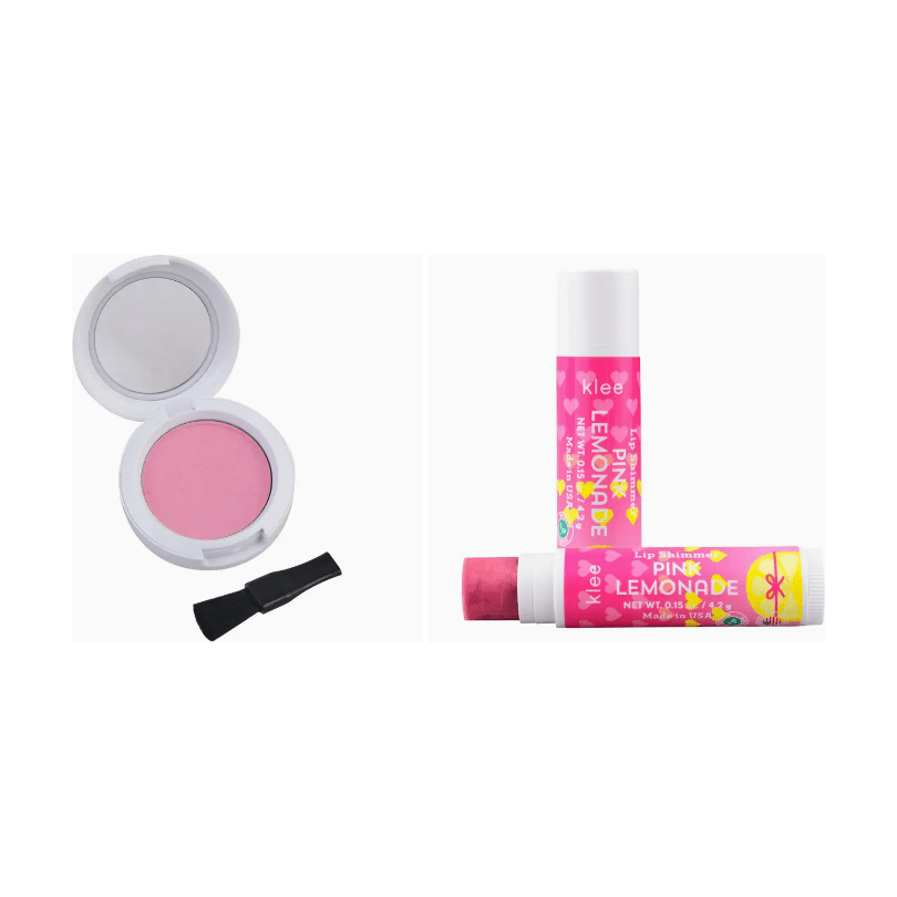 Klee Naturals - Cotton Candy Joy - Sugar Pop Blush and Lip Shimmer Natural Toiletries Klee Naturals   