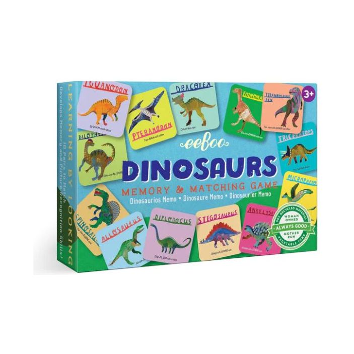 eeBoo Dinosaurs Little Memory & Matching Game Puzzles & Mazes eeBoo   