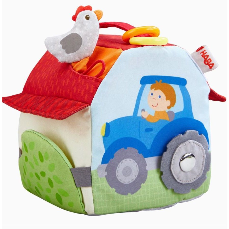 Haba Farmyard Play Cube Toddler And Pretend Play Haba   