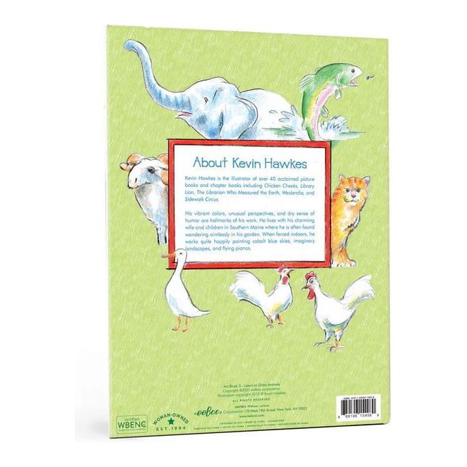 eeBoo Learn to Draw Animals - Book 3 Sketchbook eeBoo