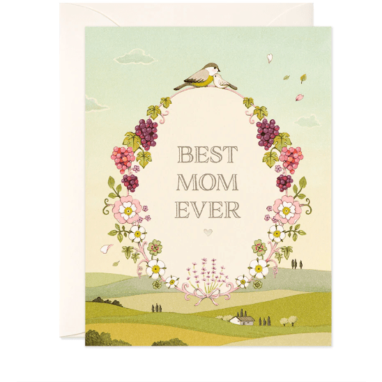 Baby & Birthday Greeting Cards -Joojoo Paper Greeting cards The Natural Baby Company Best Mom Ever Mother's Day Greeting Card  