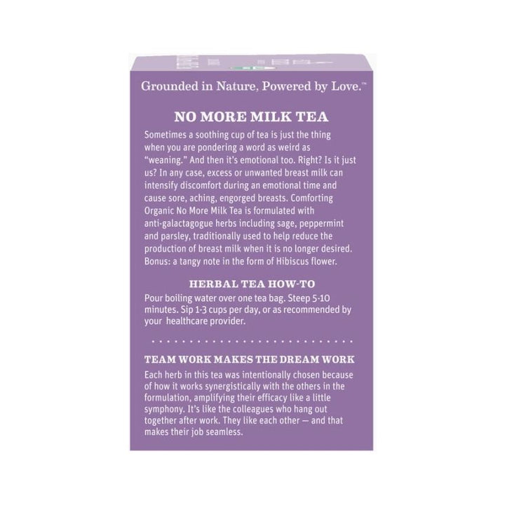 Earth Mama Organics No More Milk Tea Supplements & Remedies Earth Mama Organics   