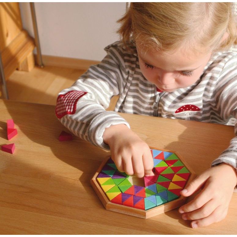 Grimm's Small Octagon Puzzle Wooden Toys Grimm's   