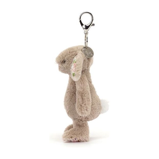 Jellycat Blossom Beige Bunny 'Petal' Bag Charm Bag Charms Jellycat