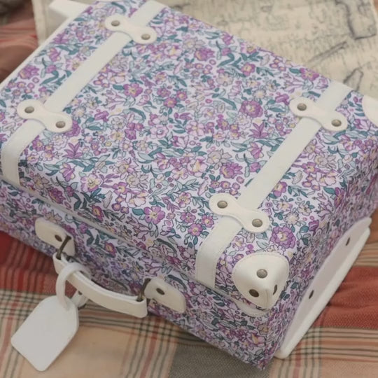 Olli Ella See-Ya Suitcase- Wildflowers