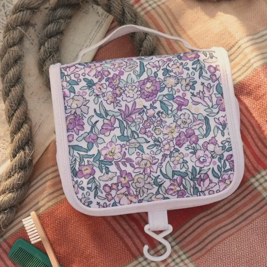 Olli Ella See-Ya Wash Bag- Wildflowers