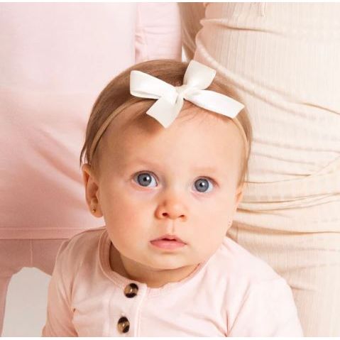 Lou Lou & Company Satin Bow Headband -Small Bow Headband Lou Lou & Company   