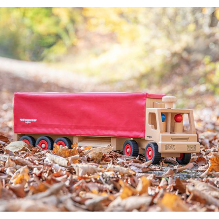 Fagus Semi Truck With Trailer Wooden Toys Fagus   