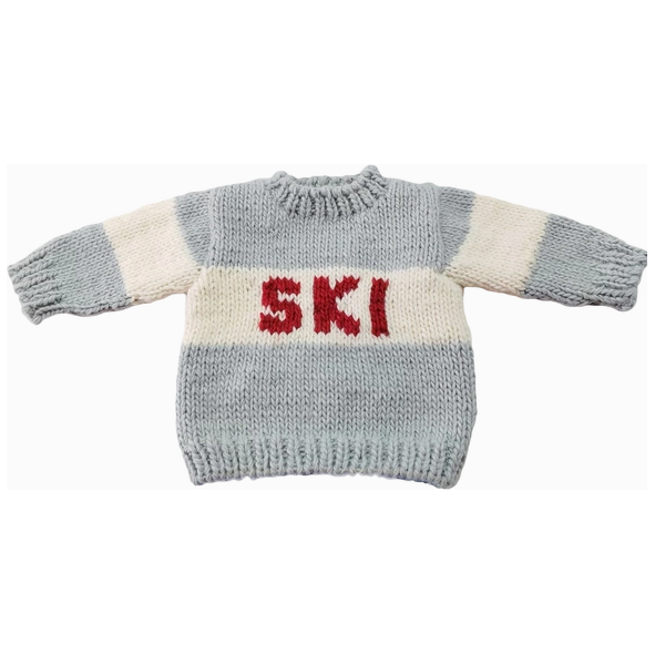 Blueberry Hill Ski Sweater, Bowie Grey Sweater The Blueberry Hill   