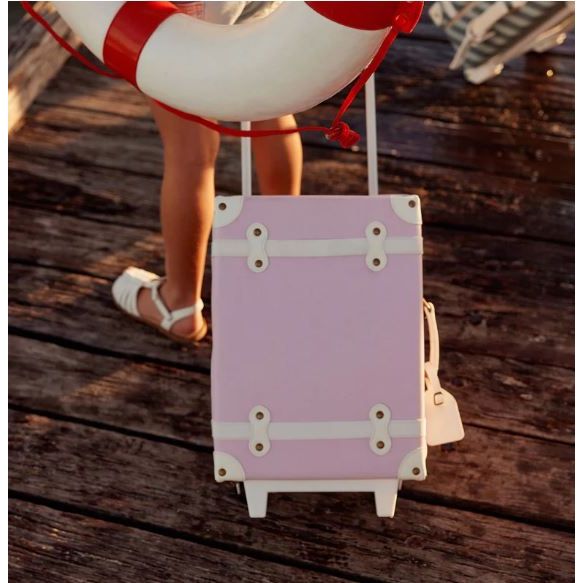 Olli Ella See-Ya Suitcase - Sorbet Suitcase Olliella   