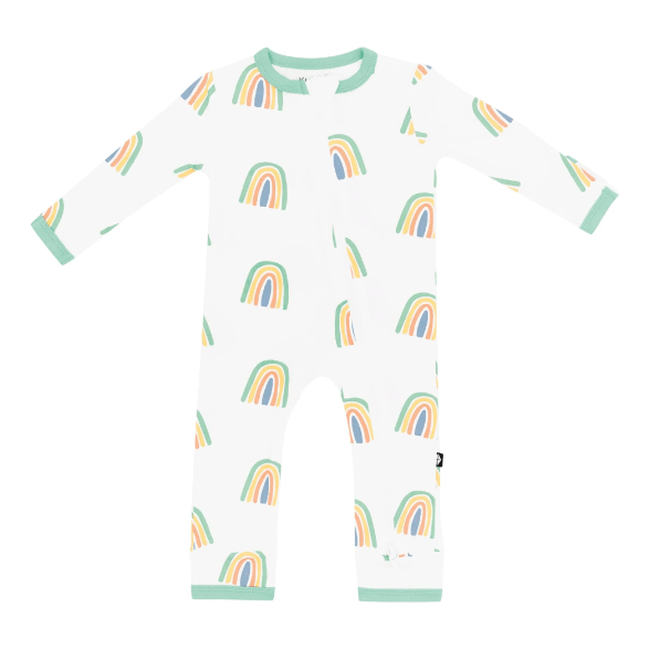 Kyte Baby Zippered Romper 18-24M Romper Kyte Baby 18-24M Wasabi Rainbow 