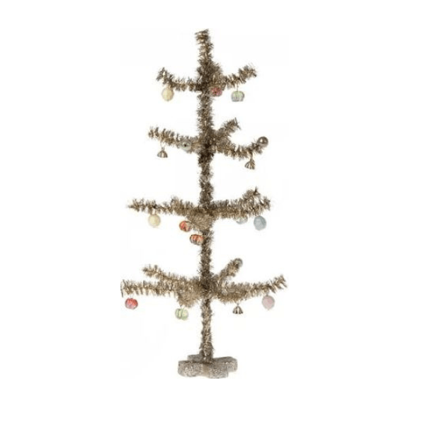 Maileg Christmas Tree, Mini-Gold 2023 Dollhouses and Access. Maileg   