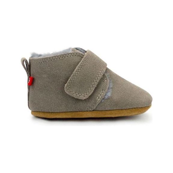 Zutano Leather Furry Lined Baby Shoe Footwear Zutano   