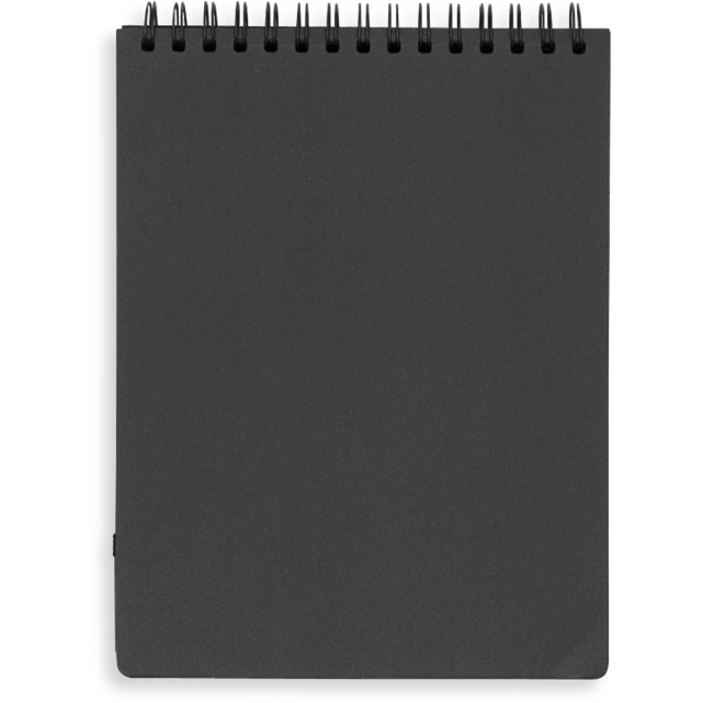 OOLY SKETCHBOOK - BLACK COVER - BLACK PAPER — Pickle Papers