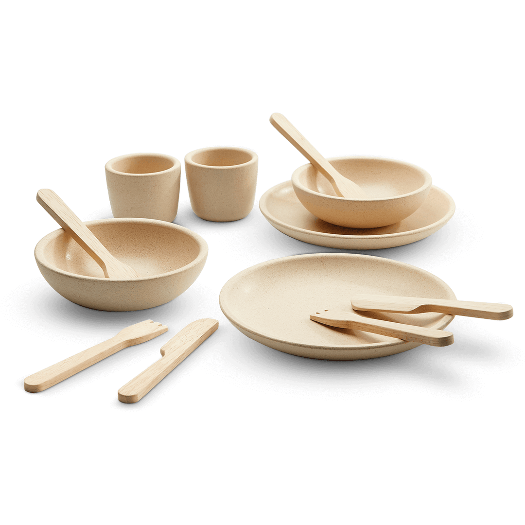 Plan Toys Tableware, Play Dishes