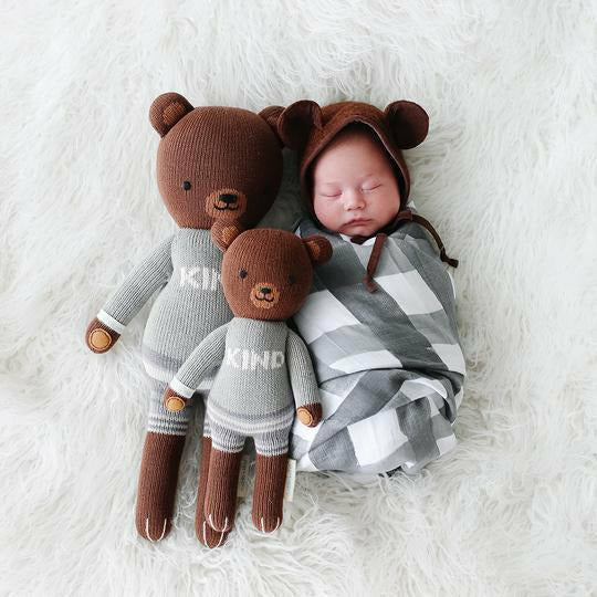 Cuddle + Kind Oliver The Brown Bear – The Natural Baby Company