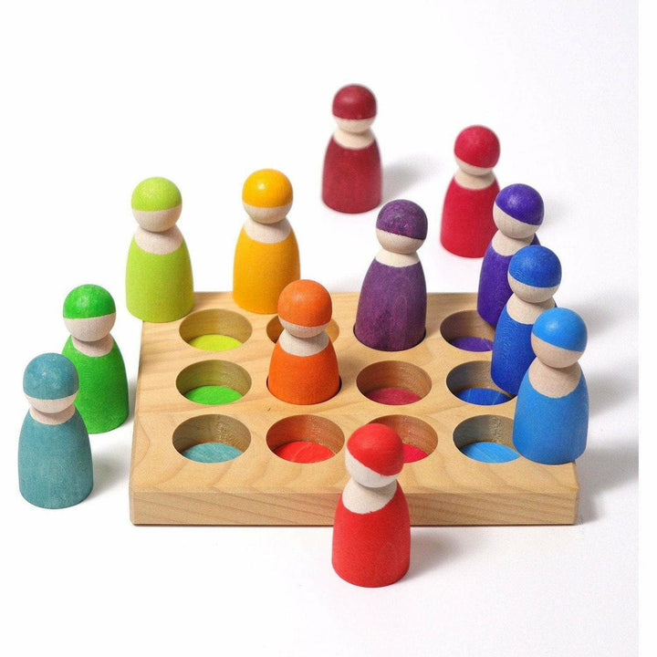 Grimm's Sorting Board Rainbow Sorting & Stacking Toys Grimm's   