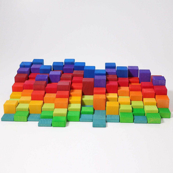 Grimm's Large Stepped Counting Blocks Wooden Toys Grimm's   