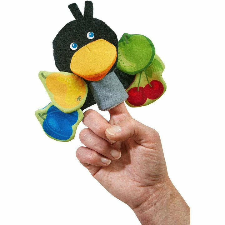 Haba Orchard Fabric Baby Book with Raven Finger Puppet Book Haba   