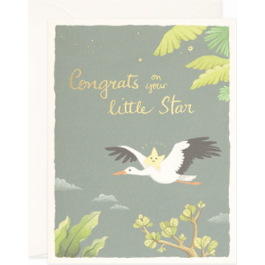 Baby & Birthday Greeting Cards -Joojoo Paper Greeting cards The Natural Baby Company Baby Star  