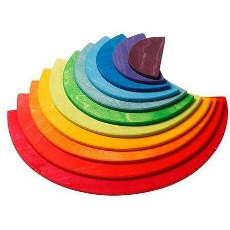 Grimm's Large Semicircles - Rainbow Sorting & Stacking Toys Grimm's   