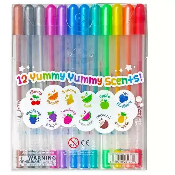 Ooly, Yummy Yummy, Scented Twist Up Crayons, Easy to Use - Set of 10